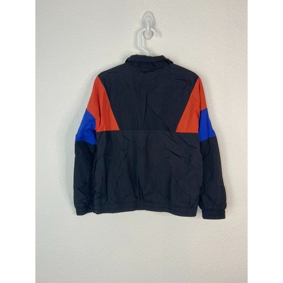Converse‎ youth boys 4 black color block 1/4 zip pullover windbreaker jacket - Picture 4 of 5